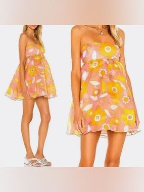 Selkie Cupcake Dress in Woodstock Retro Floral Print- Mini